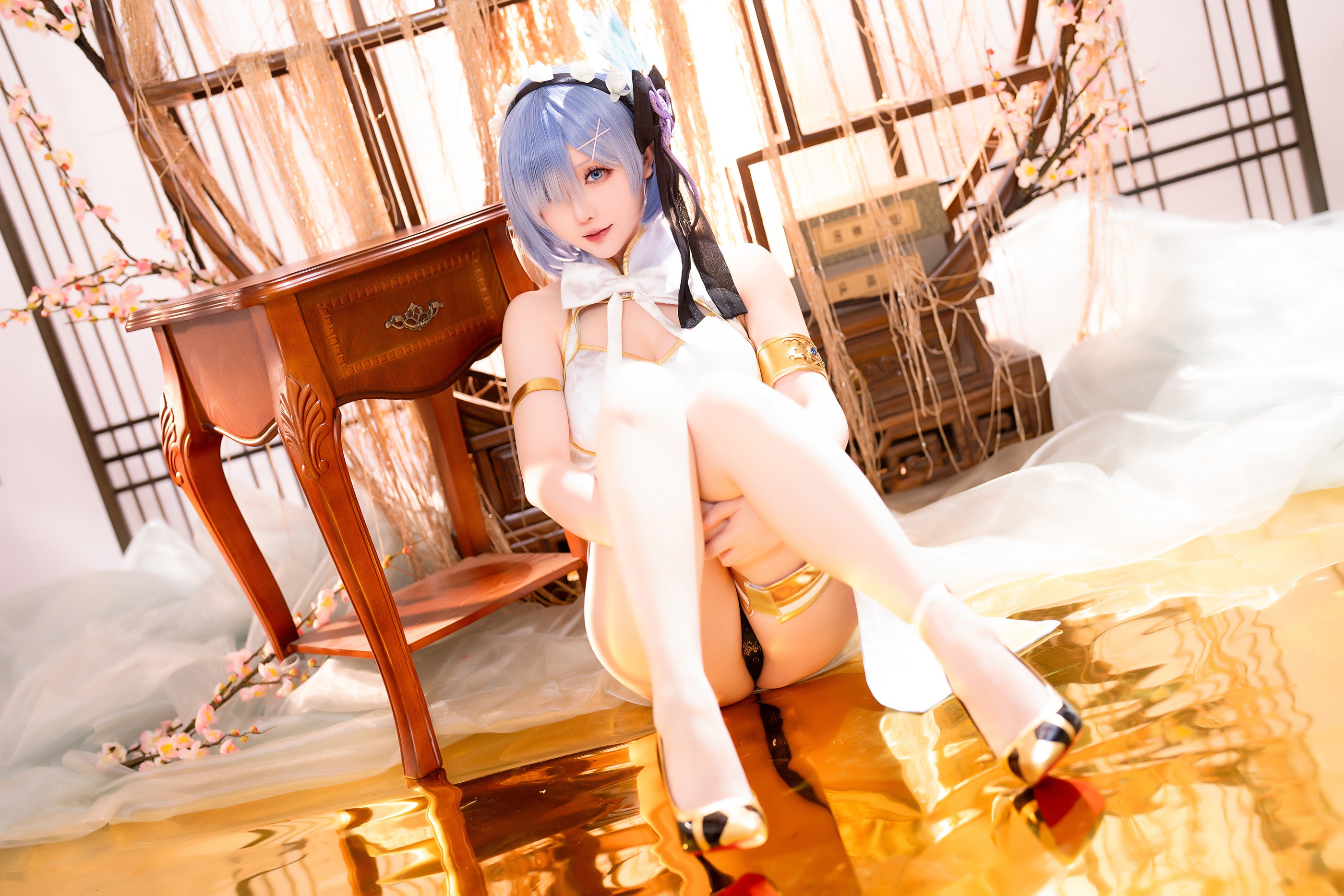 图片[1]-星之迟迟 – NO.211 24年01月计划B 蕾姆旗袍[76P]-XikXak